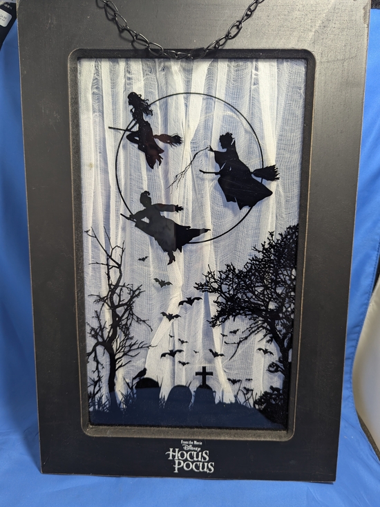 Disney Other - Disney Hocus Pocus Black Witch Silhouette Wall Decor